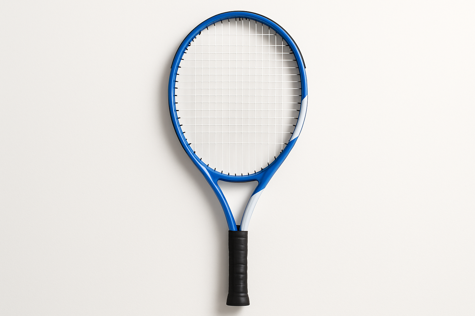 Basic tennis racquet in blue and white